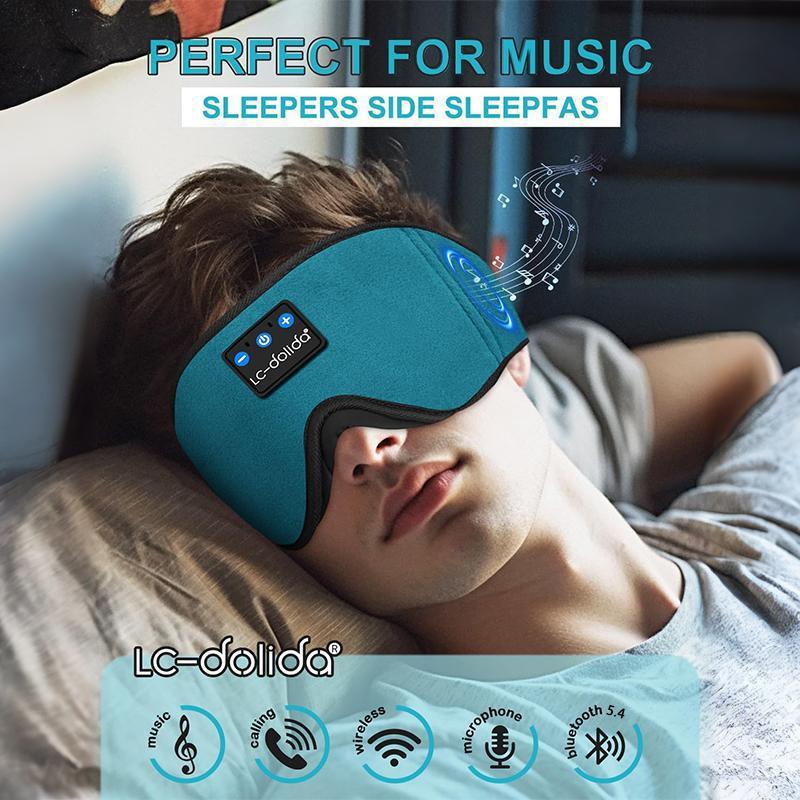 Sleep Headphones Bluetooth Sleep Mask 3D Sleeping Headphones for Side Sleepers Headphones for Side Sleepers Sleep Mask