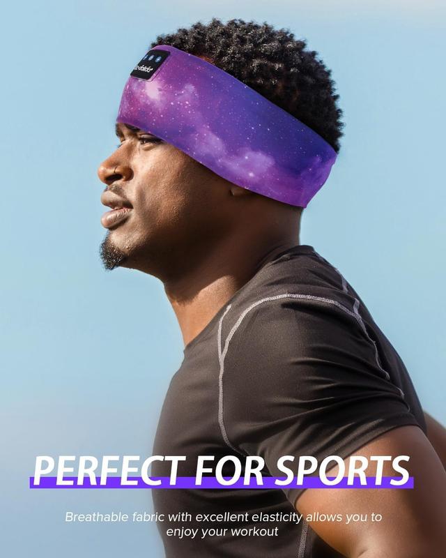 Sleep Headband Earphones Wireless Headband Headphones Bluetooth 5.4 Headband Sleep Headphones with Ultra-Thin HD Stereo Speaker