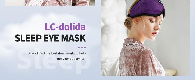 Silk Sleep Mask Bluetooth Wireless Music Eye Mask Sleeping Headphones for Side Sleepers Sleep Mask with Bluetooth Headphones