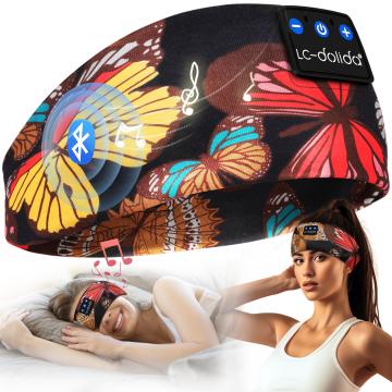 Headband Headphones Bluetooth 5.4 Headband Reflective Sleep Headphones Wireless Bluetooth, Headband Headphones for Sleeping
