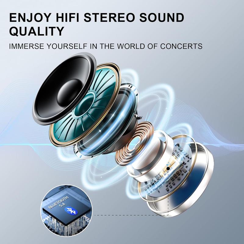 Upgraded Bluetooth 5.4 Sleep Mask with Ice Silk Fabric, Total Blackout Eye Mask for Men & Women, All-Night Comfort for Travel, Home