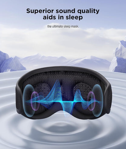 LC-dolida Sleep Mask with Bluetooth Headphones Bluetooth Sleep Mask Sleep Headphones,3D Eye Mask for Sleeping Mask Music Sleeping Headphones for Side Sleepers Meditation Gifts Gadgets for Men Women