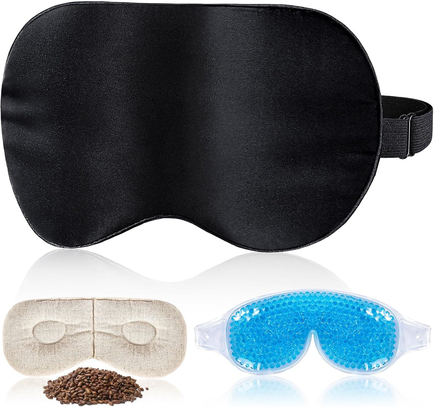 Sleeping Headphones for Side Sleepers Headband Sleep Mask with Bluetooth Headphones Ultra-Thin Stereo Sleep Mask Bluetooth Wireless Music Eye Mask