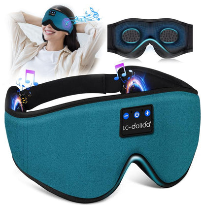 Sleep Headphones Bluetooth Sleep Mask 3D Sleeping Headphones for Side Sleepers Headphones for Side Sleepers Sleep Mask